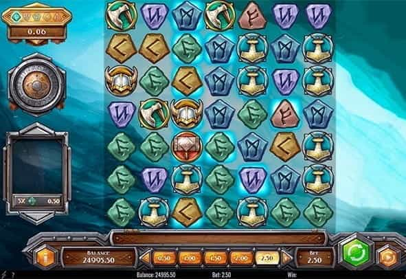 The Viking Runecraft grid during gameplay