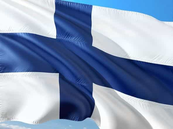 Finland National Flag.