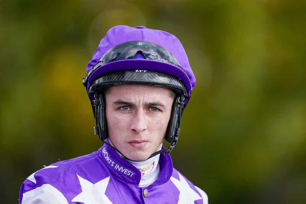 Rossa Ryan poses at Newmarket Racecourse.