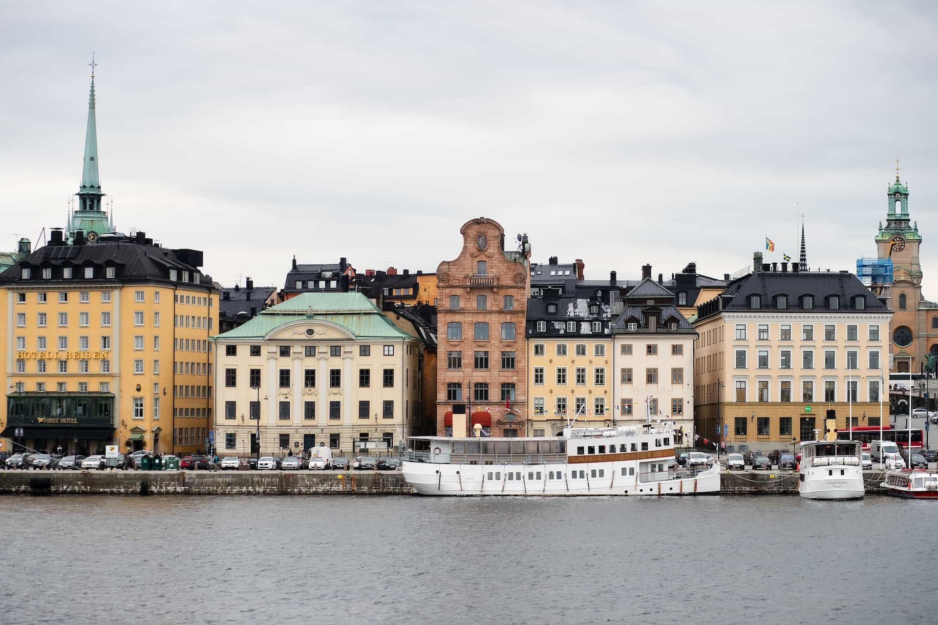 A part of the island of Gamla Stan in Stockholm.