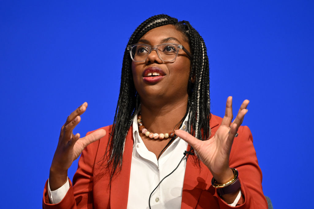 Kemi Badenoch speaks on day two of 2022’s annual Conservative Party Conference.